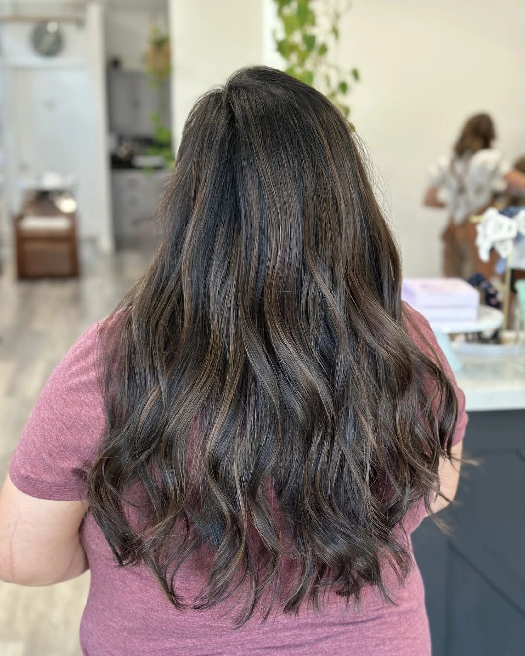 Fall brunette hair colour 2026 Dark Espresso Brunette with Invisible Smoky Highlights