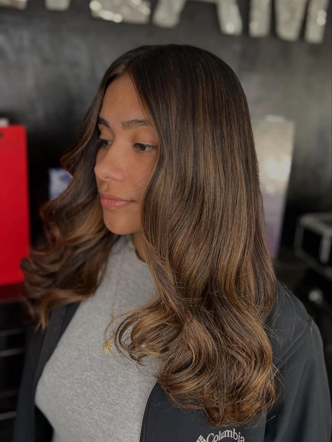 Fall brunette hair colour 2026 Soft Mocha Brunette with Lived-In Balayage