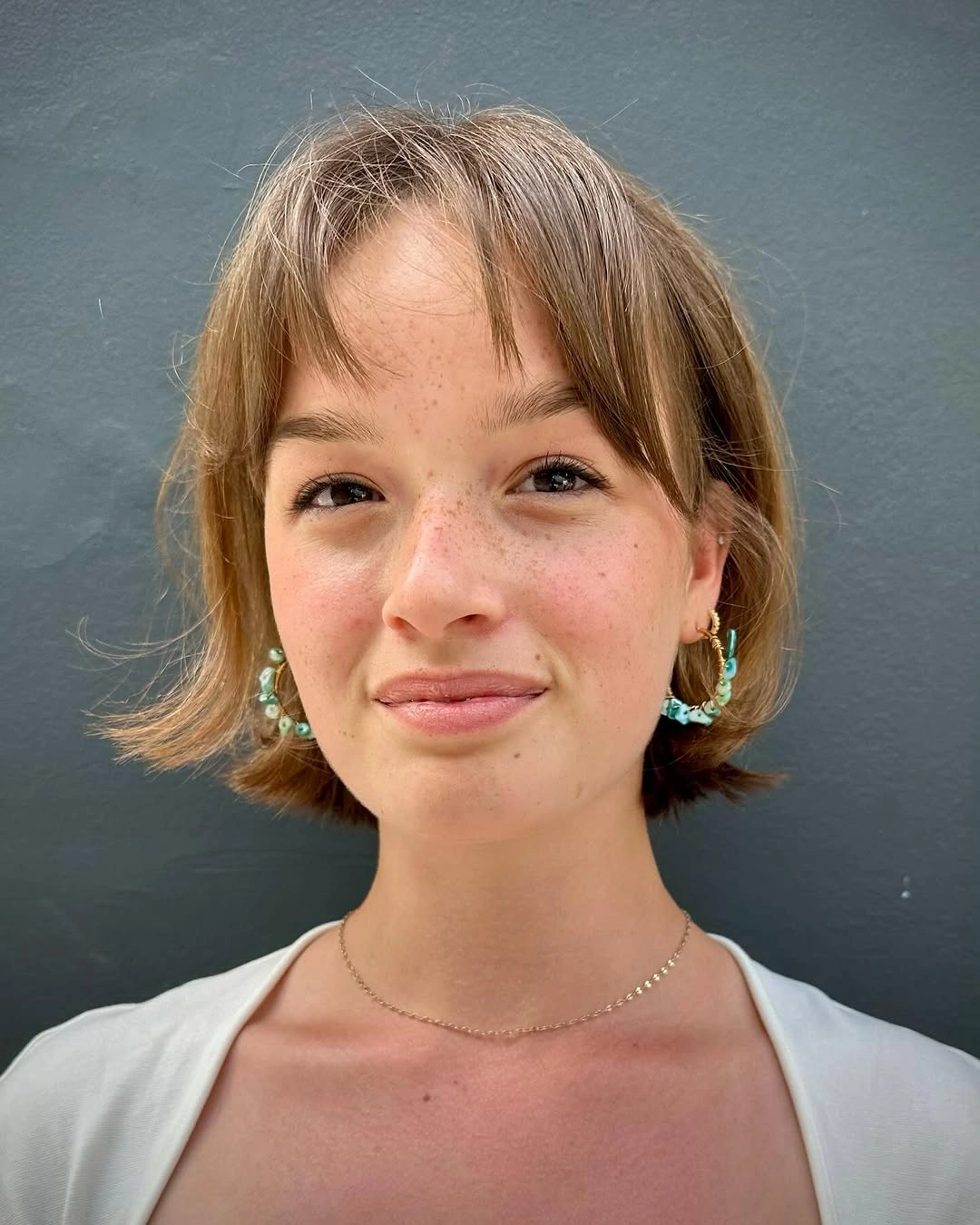 fall French Bob 2026 Minimal French Bob with Delicate Baby Bangs