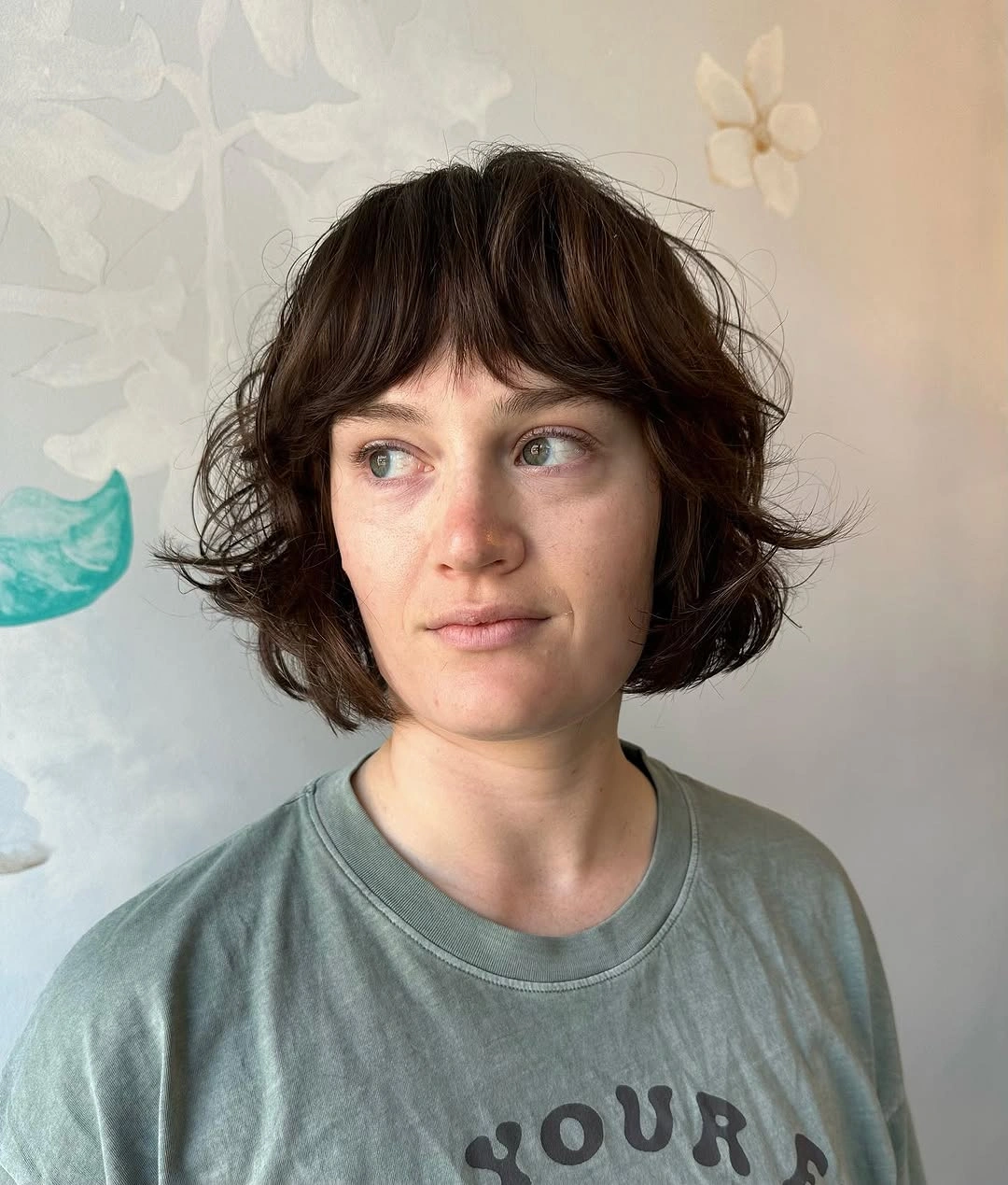 fall French Bob 2026 Effortless Chocolate French Bob with Airy Bangs