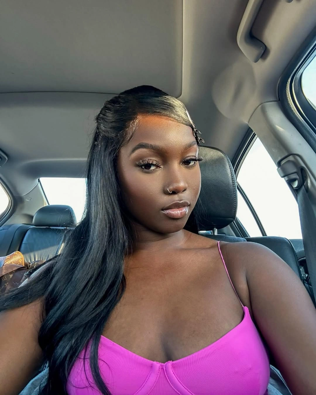 fall hair colors for black women 2026 Silky Espresso Black Length With Timeless Shine