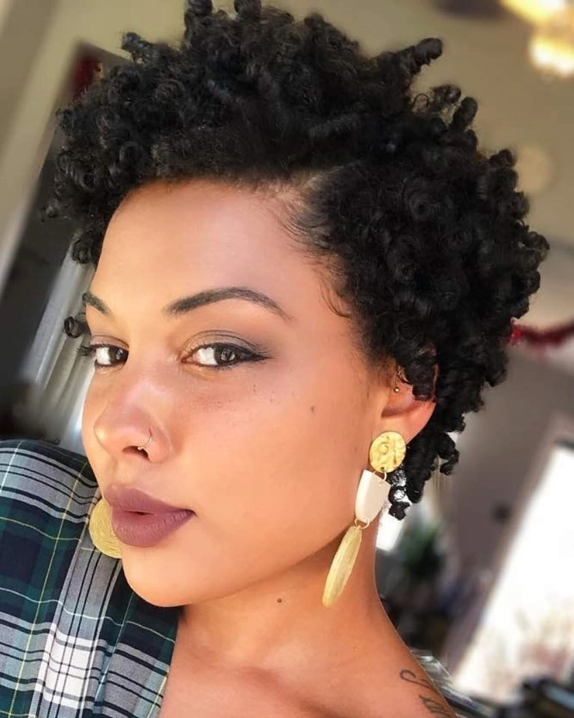 fall hair colors for black women 2026 Natural Black Coils With Modern Definition