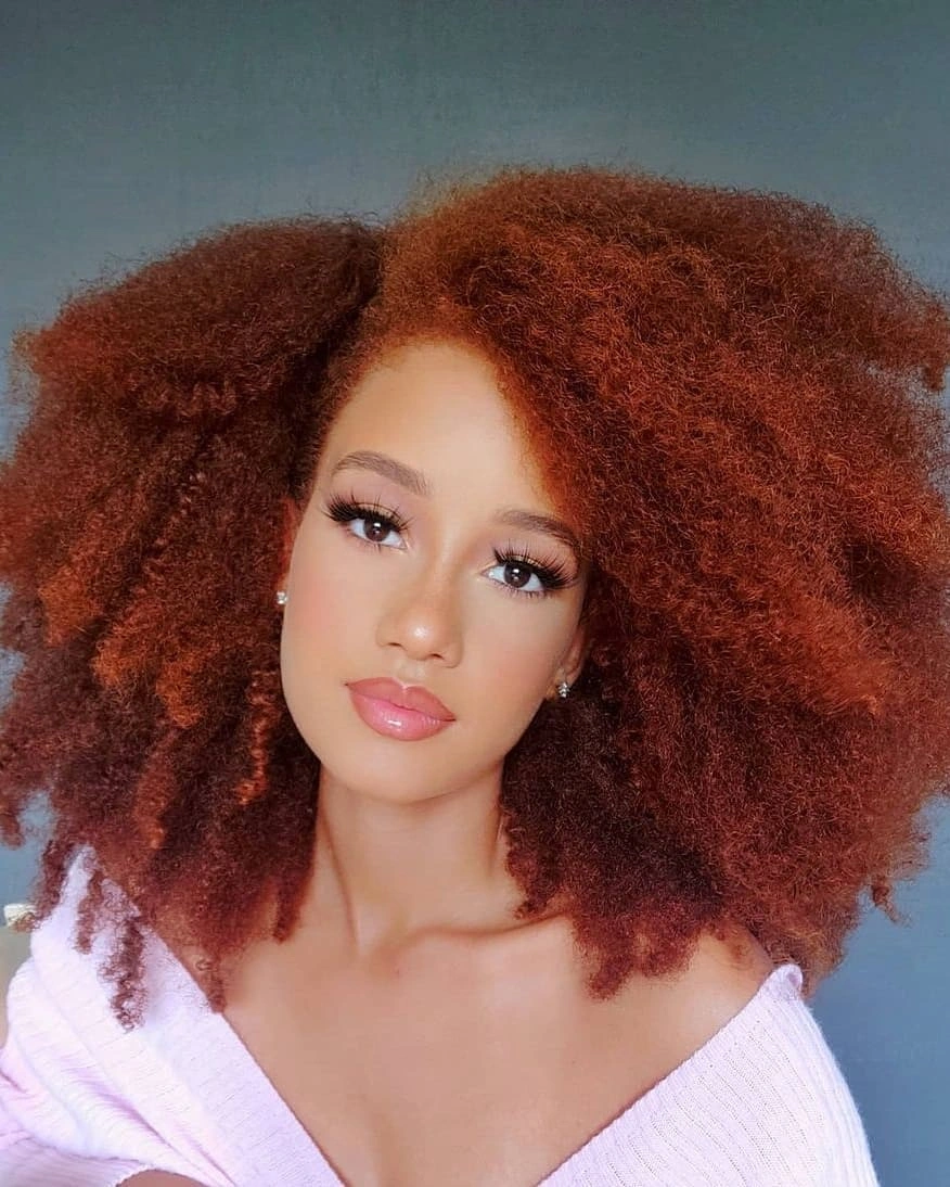 fall hair colors for black women 2026 Burnished Copper Volume Full of Autumn Energy