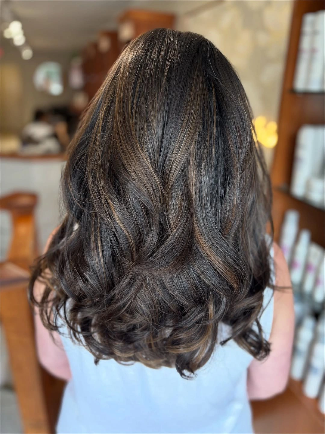 fall hair colour ideas 2026 Smoky Espresso Brunette With Soft Ribbons Of Light