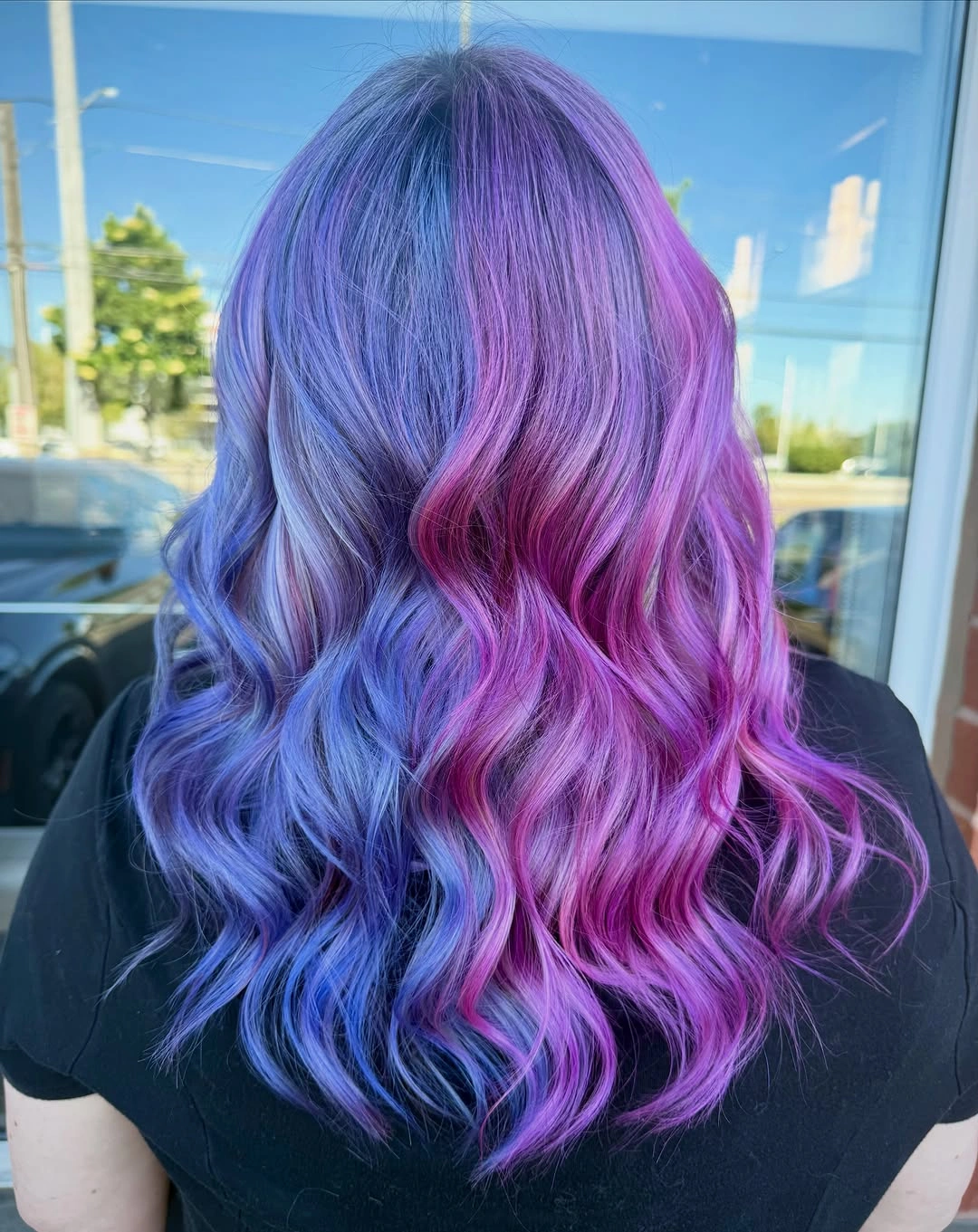 fall hair colour ideas 2026 Cotton Candy Galaxy Waves That Break Every Rule