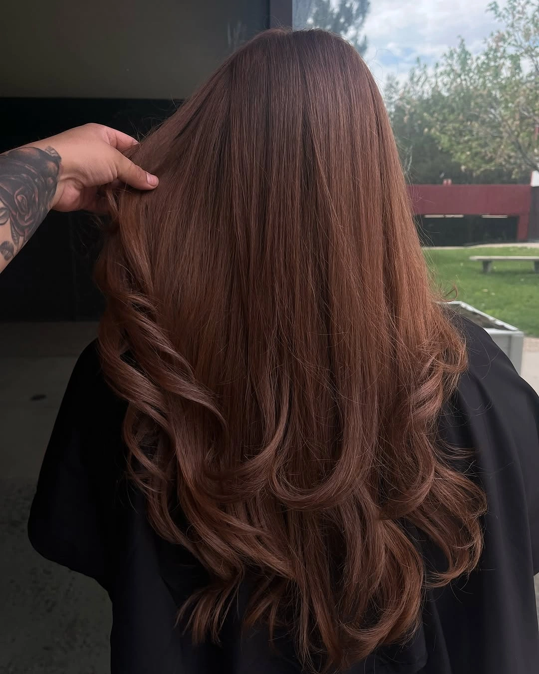 fall hairstyles 2026 Classic Chestnut Layers with Soft Curled Ends