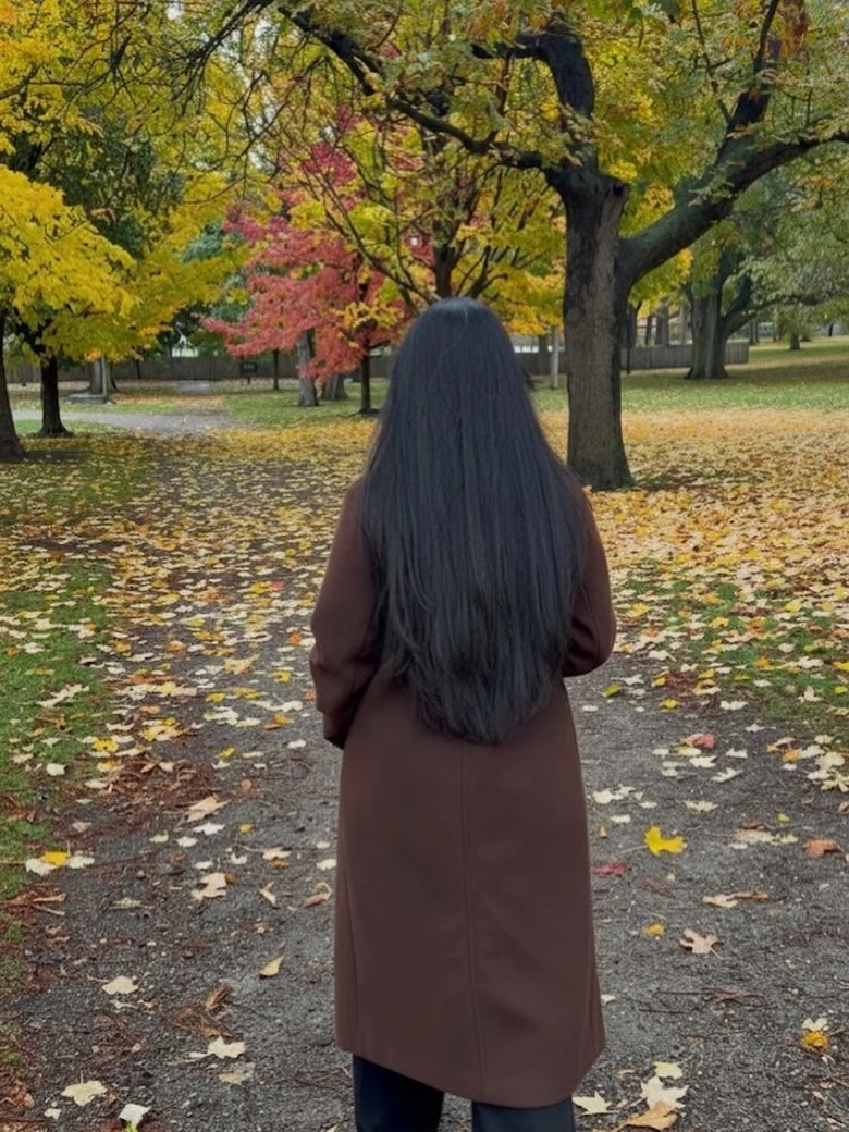 fall hairstyles for long hair 2026 Classic Extra-Long Sleek Hair for Crisp Autumn Days