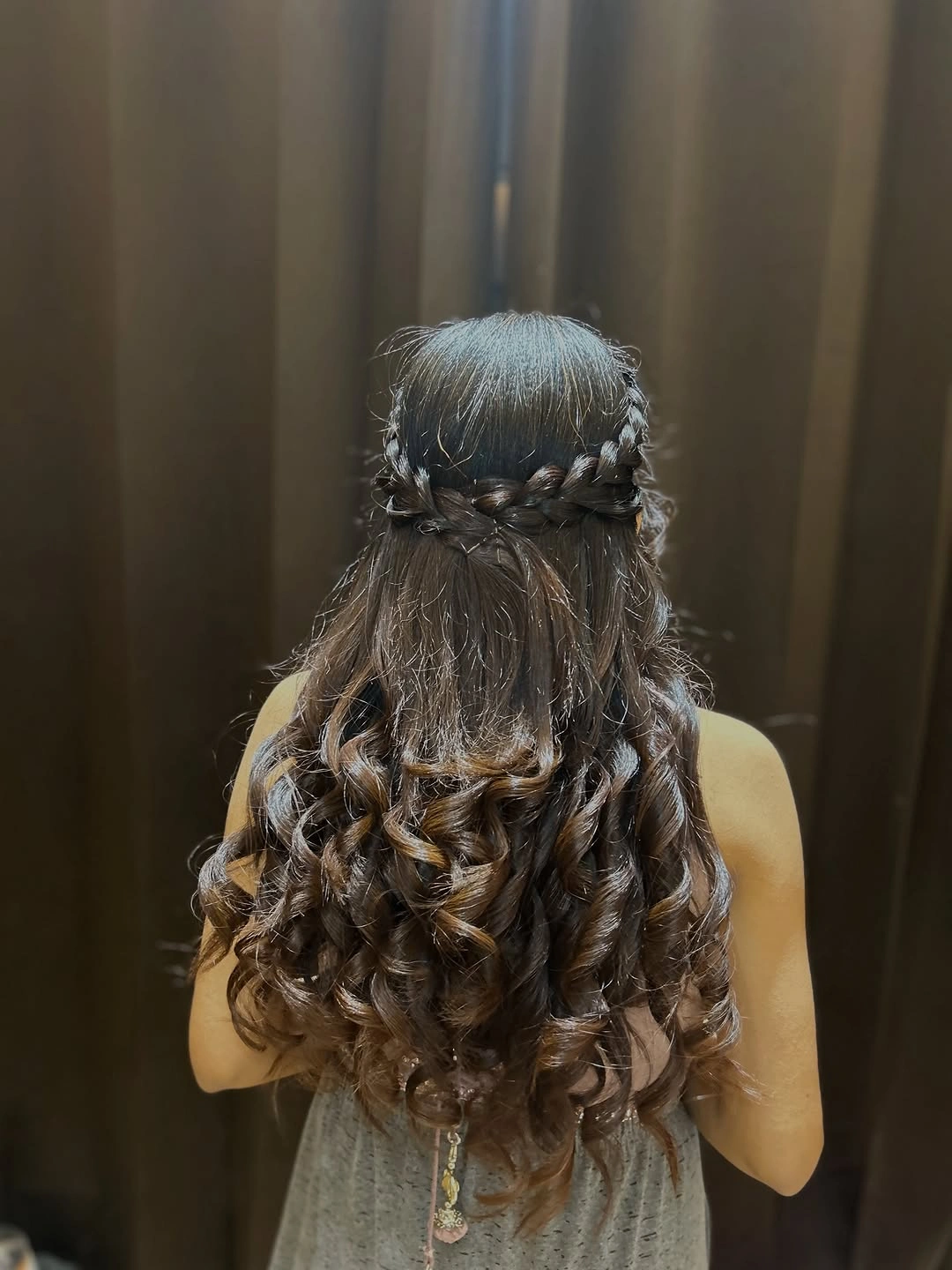 Fall hairstyles for office 2026 Soft Half-Up Braids with Defined Curls