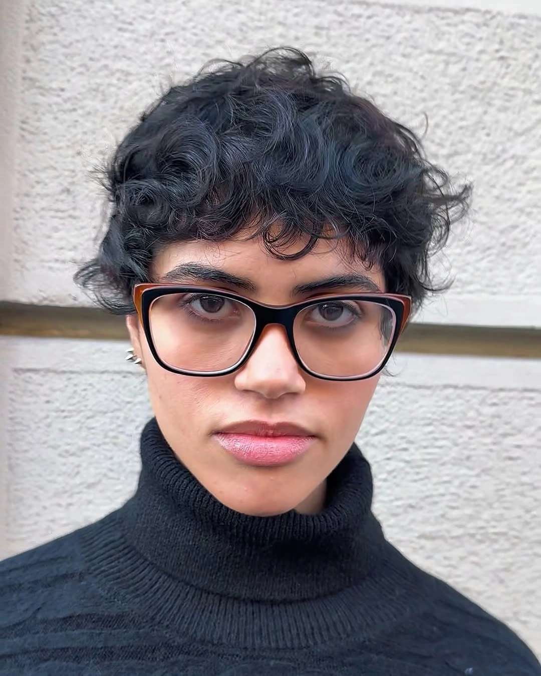 fall pixie haircut ideas 2026 Curly Pixie That Lets Natural Texture Shine