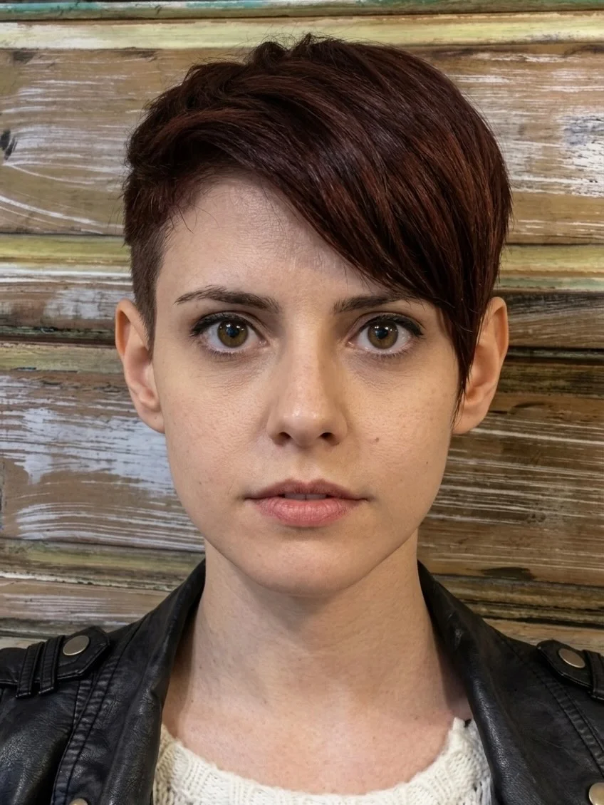 fall pixie haircut ideas 2026 Bold Asymmetrical Pixie With Undercut Confidence