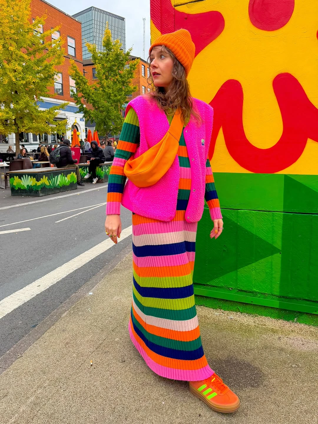 fall pregnancy outfits 2026 Playful Color Blocking That Makes Maternity Fashion Feel Fun Again