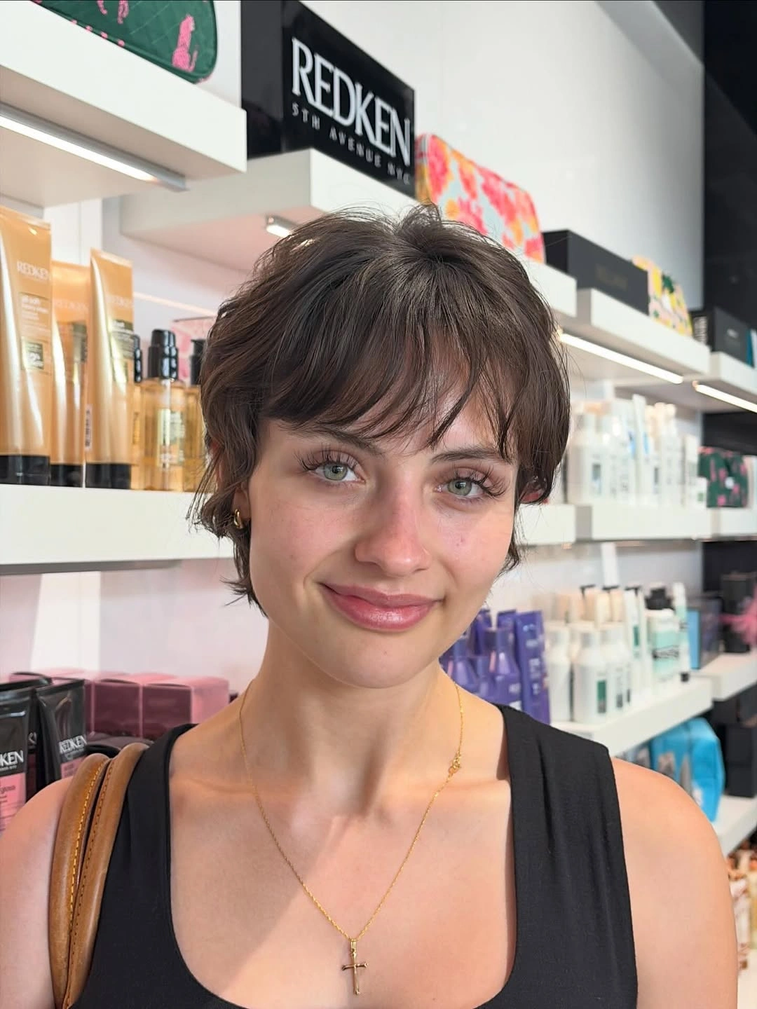 fall short haircuts 2026 Feathered Soft Pixie With Wispy Fringe
