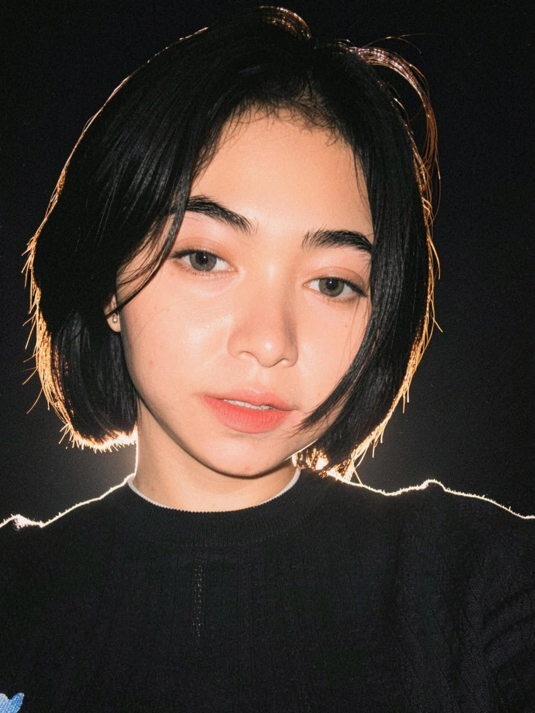 fall short haircuts 2026 Polished Chin-Length Precision Bob With Center Part