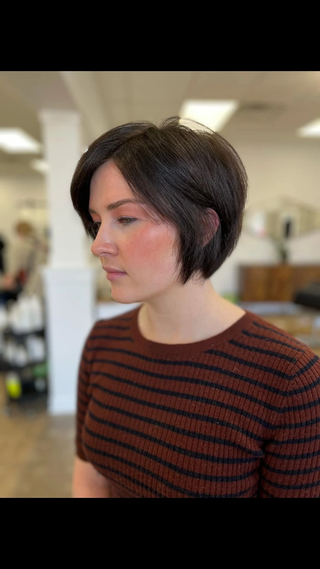 fall short haircuts 2026 Elegant Side-Parted Precision Bob