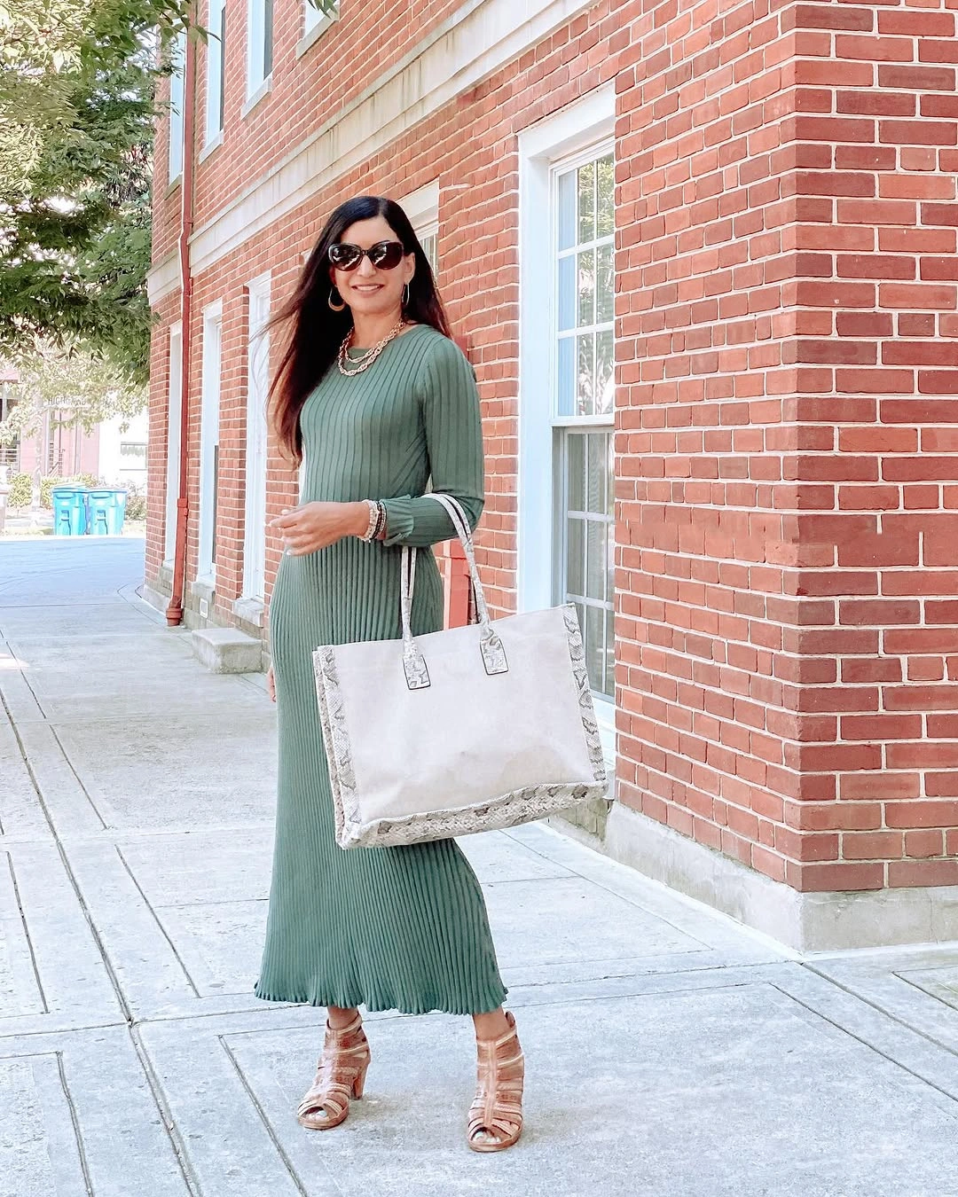 fall sweater dress outfits 2026 Elegant Sage Green Ribbed Maxi Dress With Everyday Sophistication