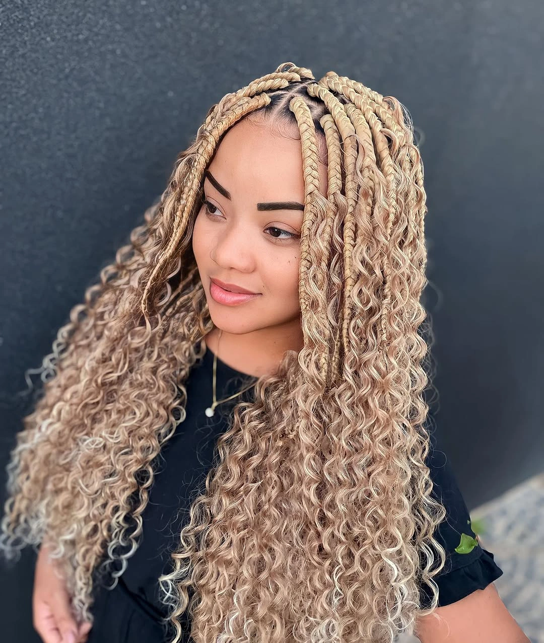goddess braid Dimensional Blonde Goddess Braids with Voluminous Texture
