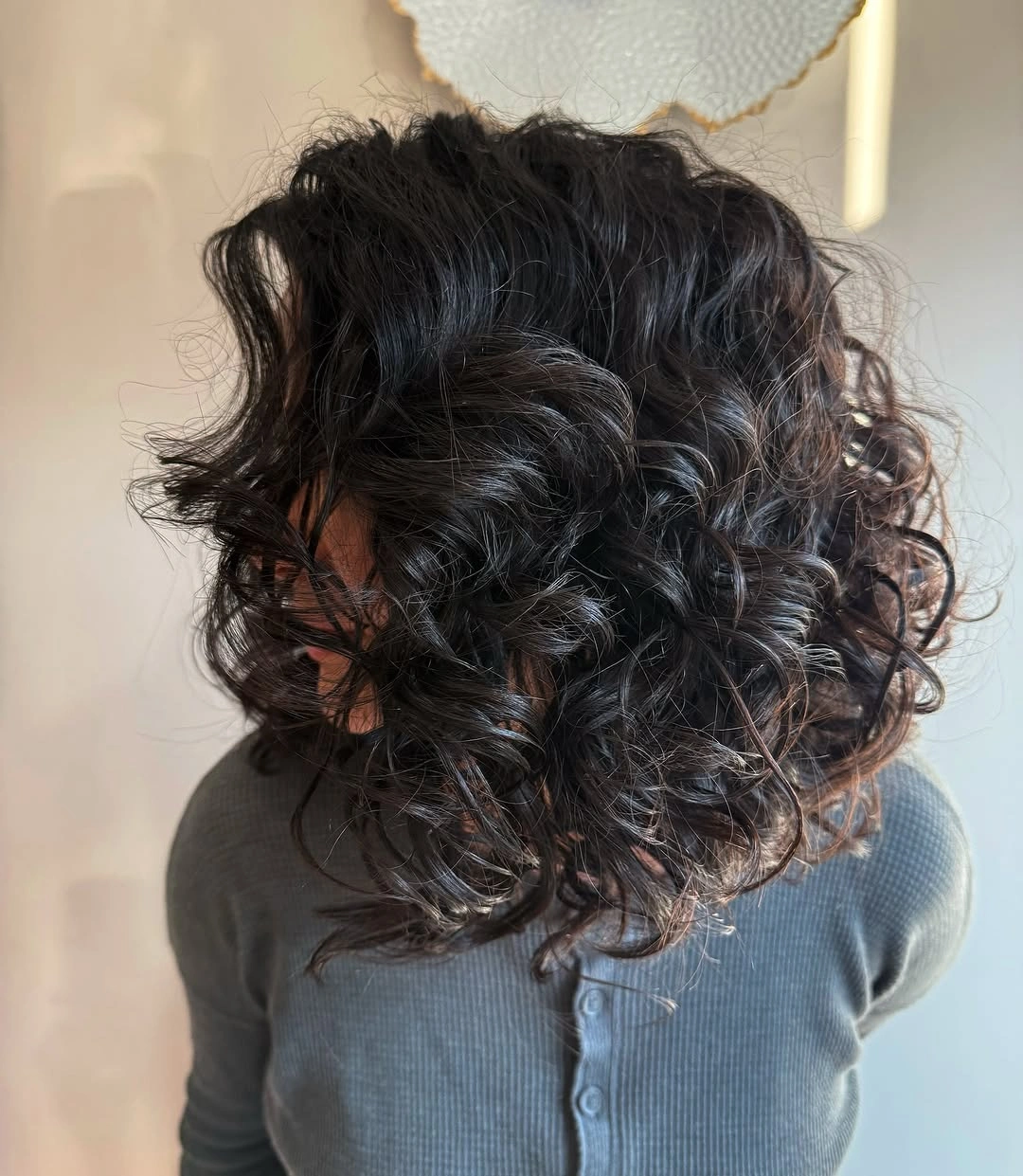 heatless curls hairstyle Glossy Soft Spiral Bob That Looks Naturally Full