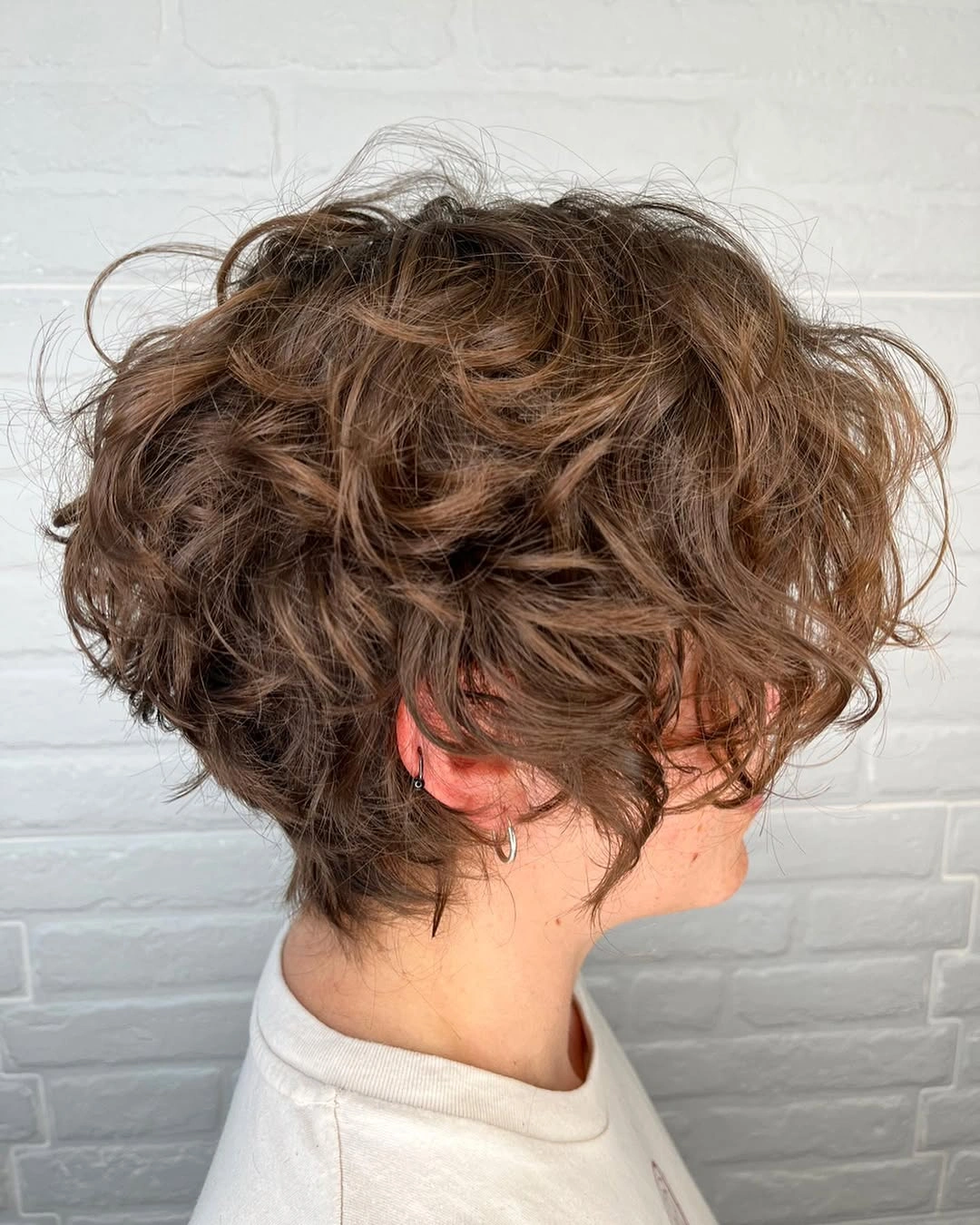 heatless curls hairstyle Textured Curly Pixie That Makes Short Hair Feel Playful