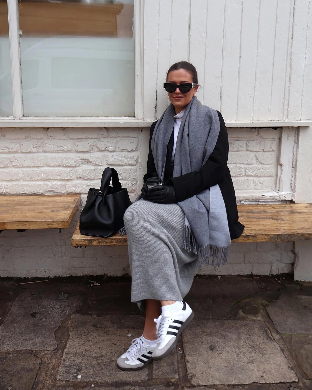 knit skirt outfits fall 2026 Grey Knit Layers That Turn Casual Days Into Stylish Moments