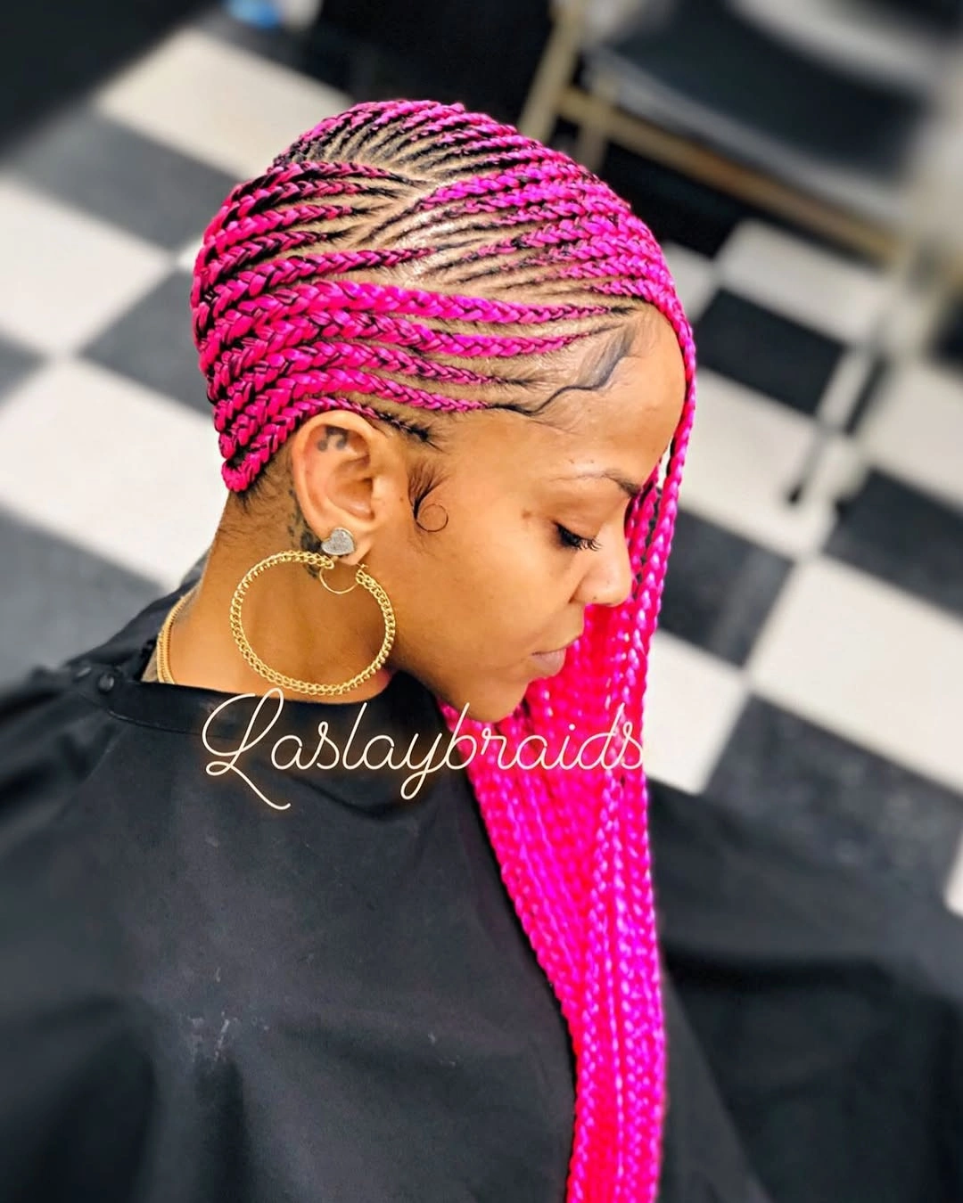 lemonade braid hairstyle Bold Hot Pink Lemonade Braids That Turn Every Head