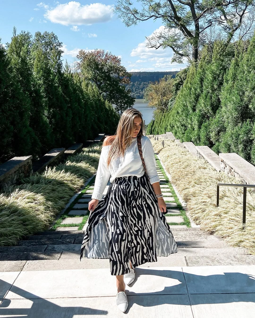 midi skirt fall outfit 2026 Bold Patterned Midi Skirts for Elevated Everyday Style