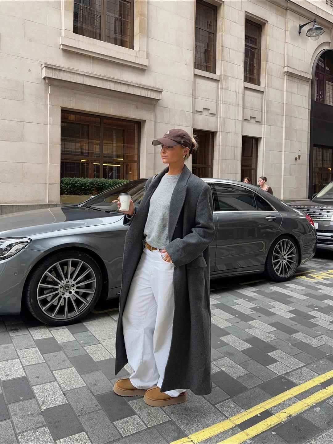 modest fall outfits 2026 Minimal Gray Layers That Never Go Out of Style