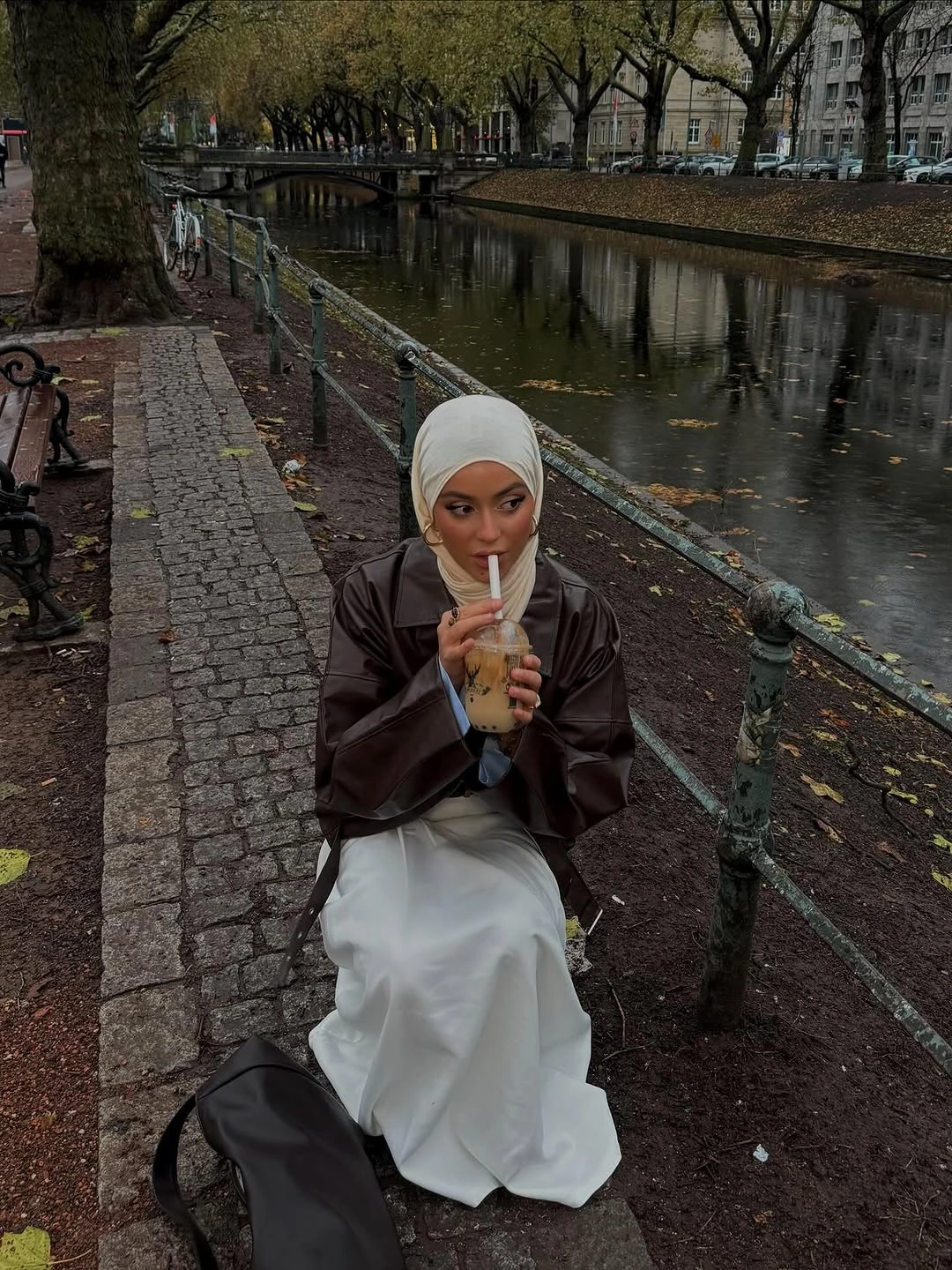 modest fall outfits 2026 Chocolate Brown and Cream Create the Perfect Autumn Harmony