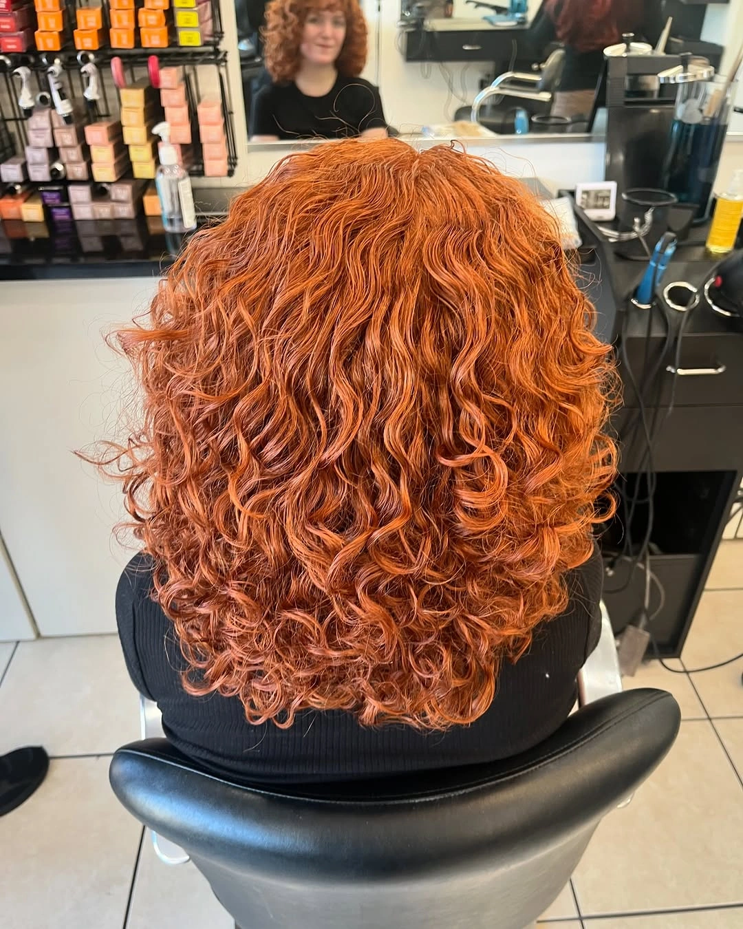 September hairstyles ideas 2026 Copper Curly Bob With Rounded Shape