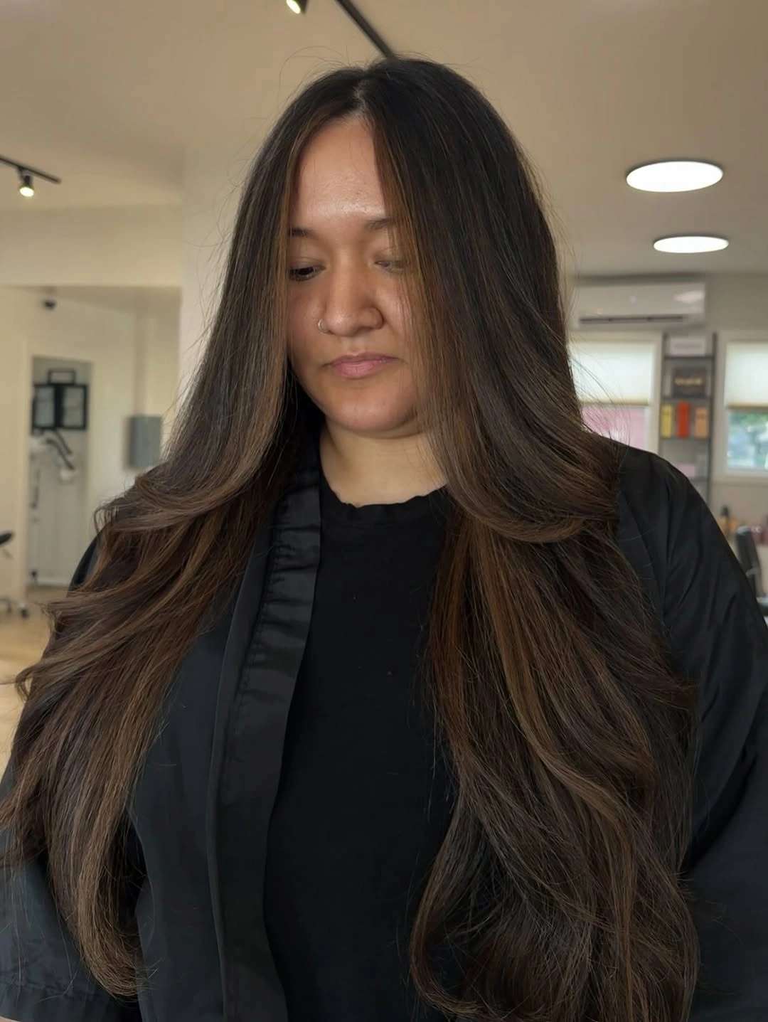 September hairstyles ideas 2026 Long Brunette Layers With Face Framing