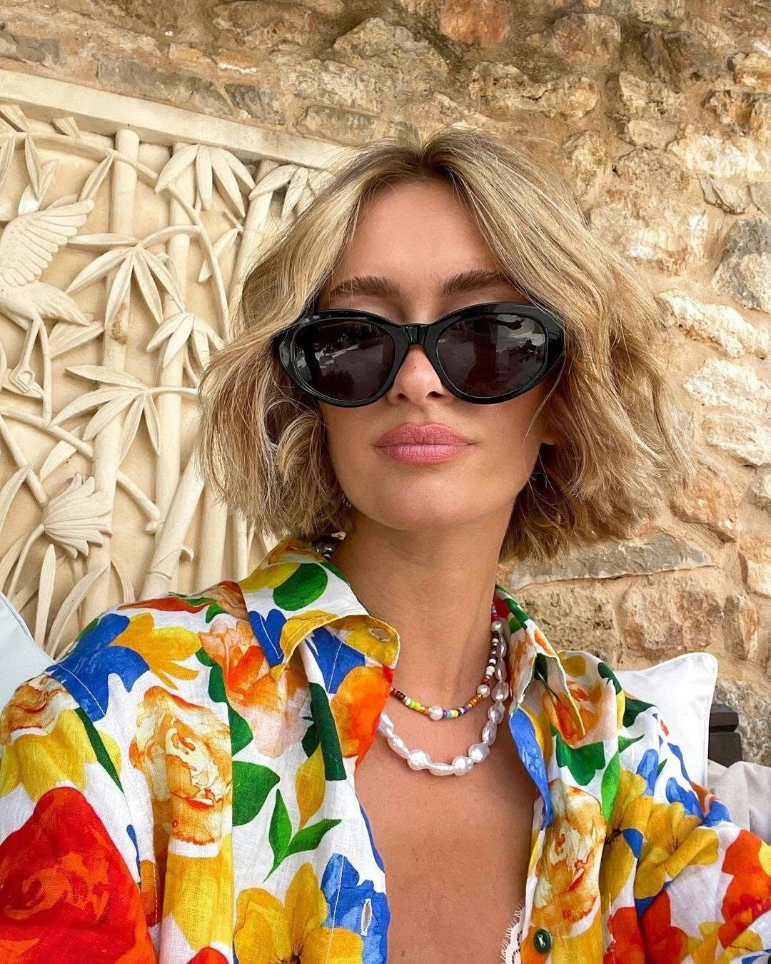 short bobbed hairstyle Beachy Wavy Bob Full of Vacation Energy