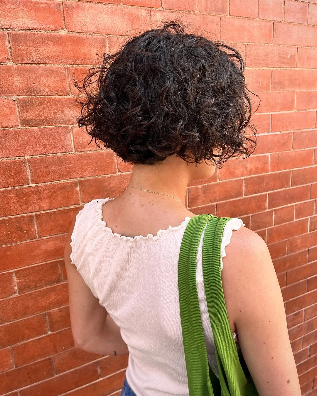 short bobbed hairstyle Natural Curly Bob That Celebrates Everyday Texture