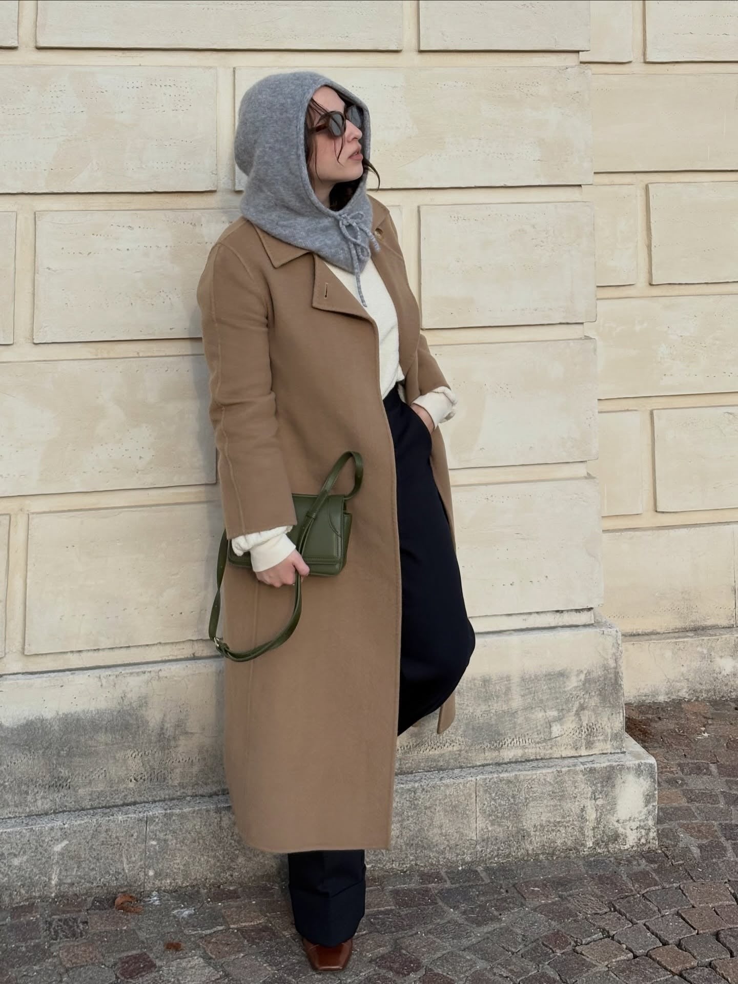 Camel Coat and Hooded Scarf for Elevated Casual Camel Coat and Hooded Scarf for Elevated Casual — Las Vegas Winter Outfits