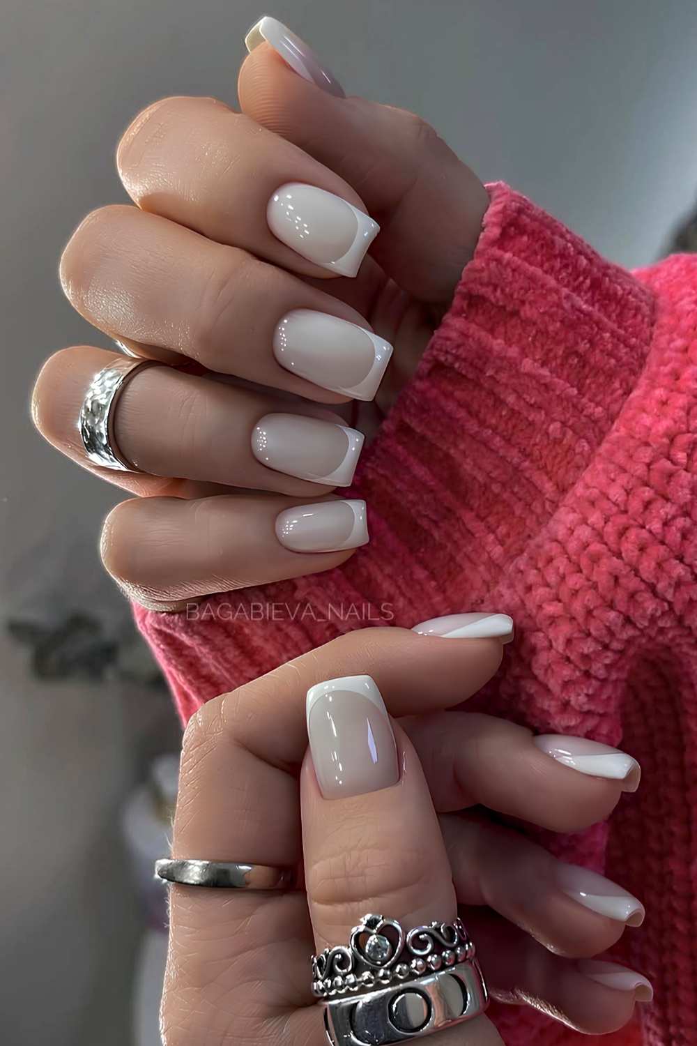 35 Trendy Winter French Tip Nail Designs to Try This Season