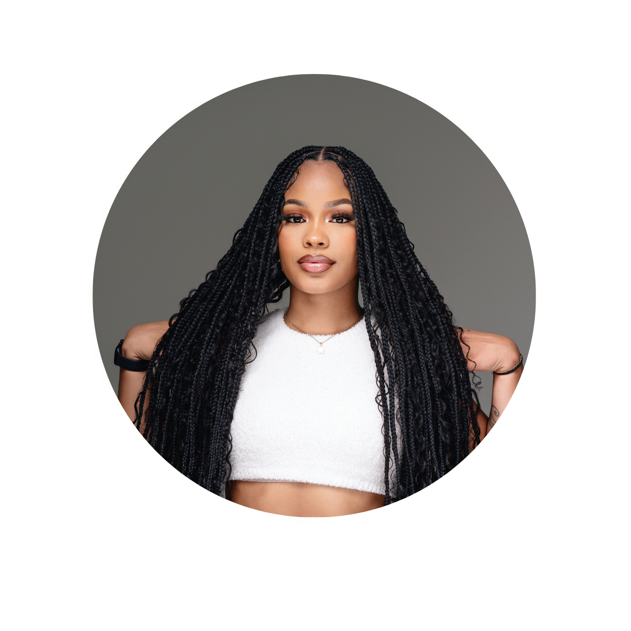 Classic Long Black Knotless Braids Classic Long Black Knotless Braids — Winter Knotless Braids