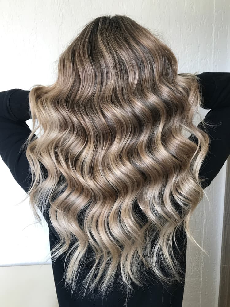 Dark Brown Base With Ash Blonde Balayage Dark Brown Base With Ash Blonde Balayage — Reverse Balayage