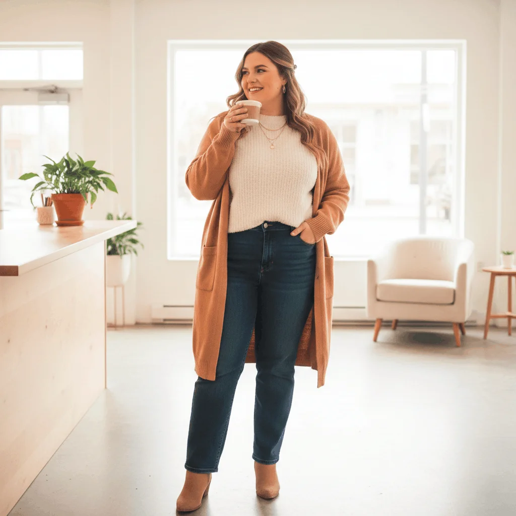Cozy Camel Cardigan for Everyday Comfort — Winter Capsule Wardrobe