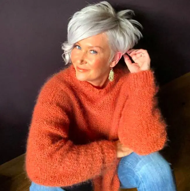 Pixie Visual Idea Pixie Visual Idea — Winter Haircuts for Gray Hair