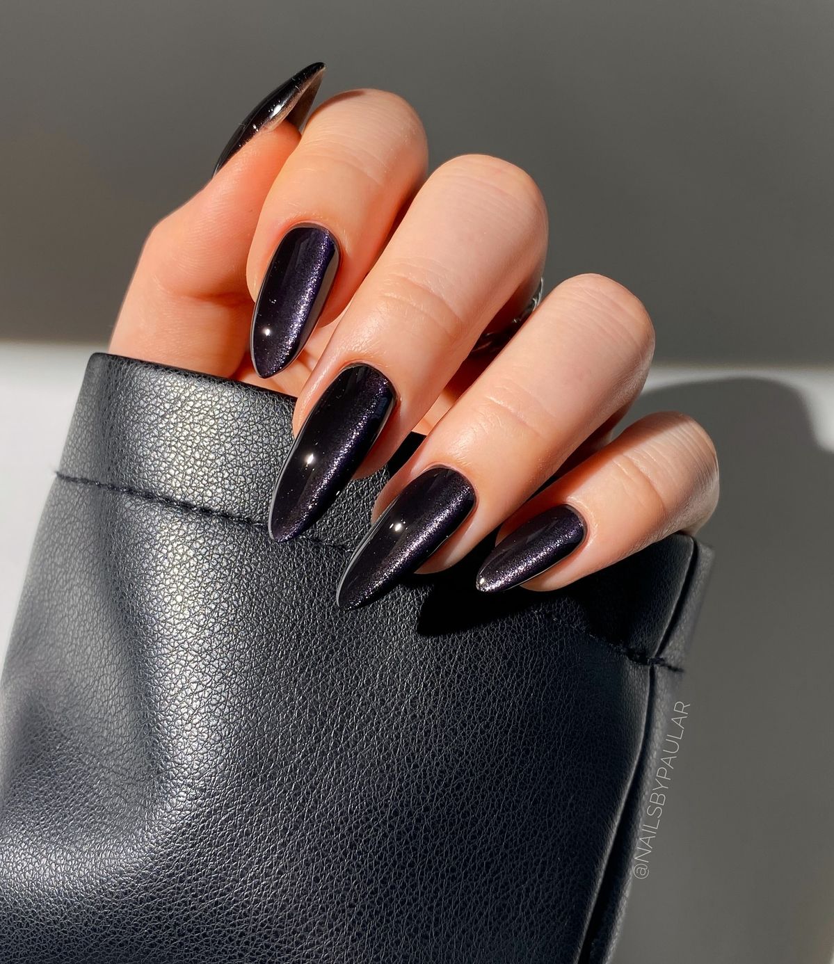Deep Shimmering Dark Purple Deep Shimmering Dark Purple — Winter Nails