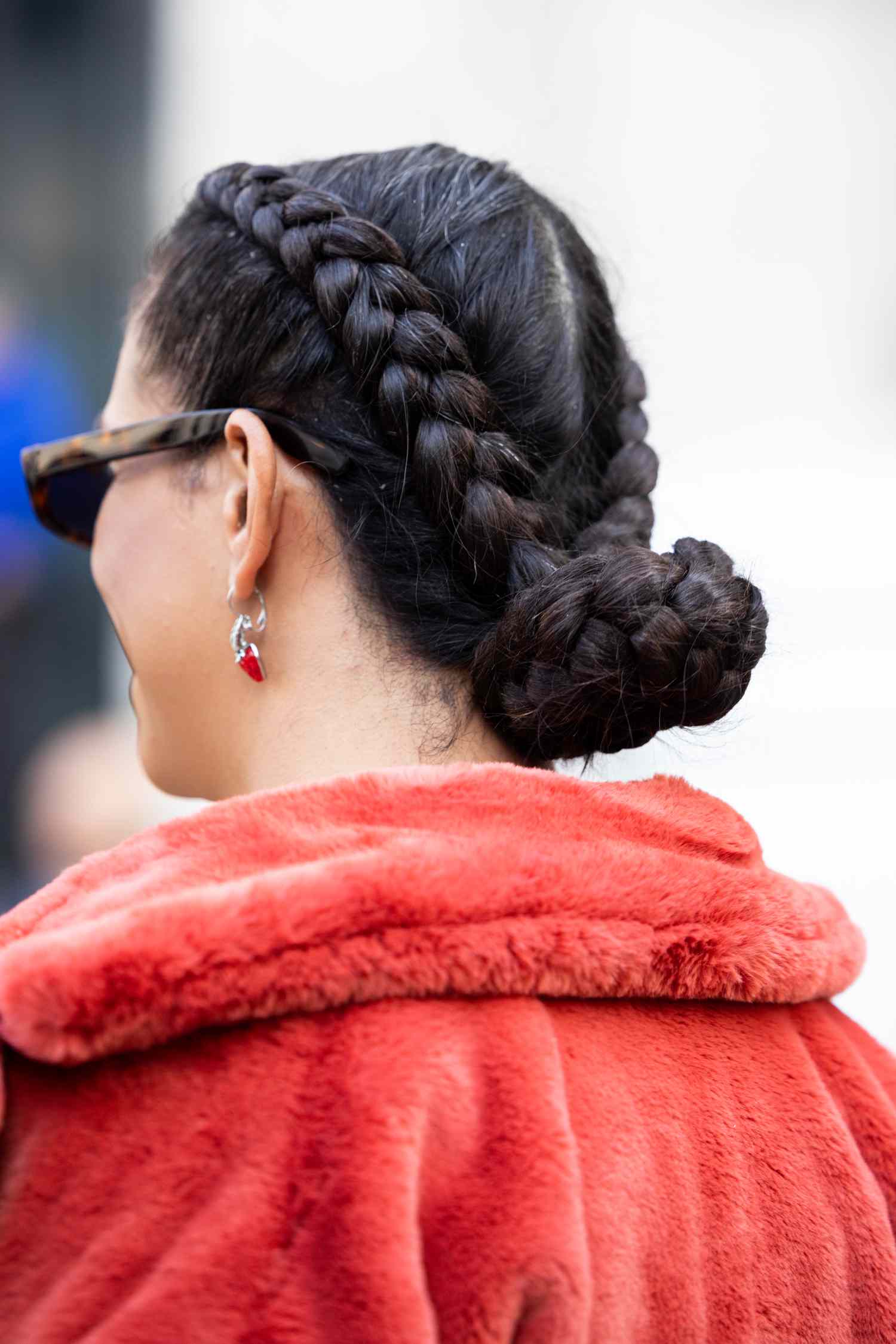 Dutch Braids To Low Textured Bun — Aesthetic Winter Hairstyles