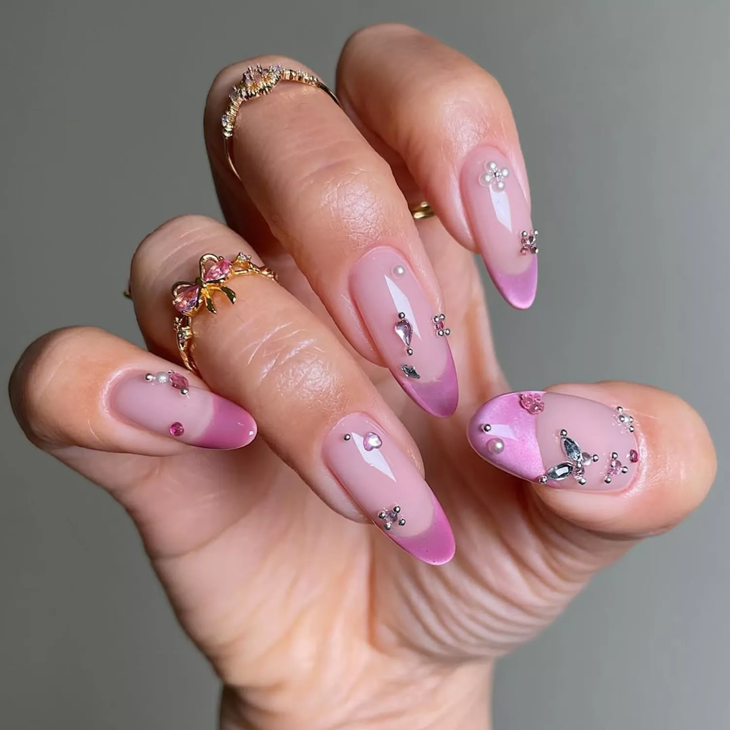 Soft Pink Matte Velvet Glitter Square Nails Soft Pink Matte Velvet Glitter Square Nails — Velvet Nails