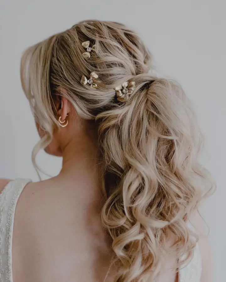 Platinum Blonde With Subtle Highlights Visual Idea — Winter Wedding Guest Hairstyles