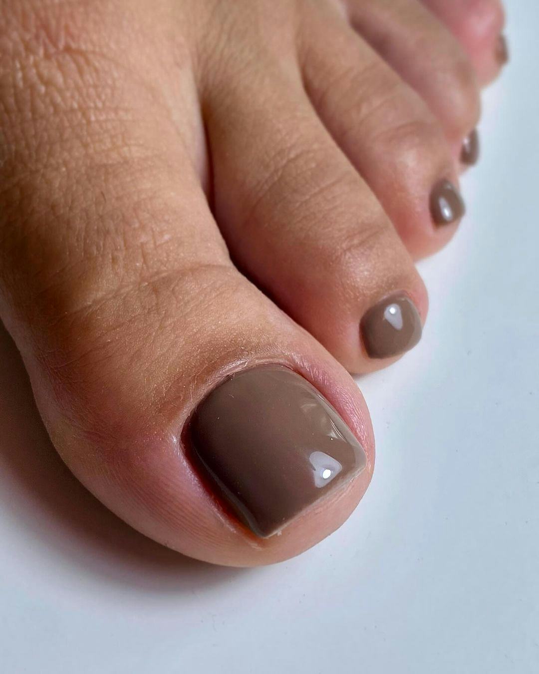 Deep Opaque Burgundy Gloss — Winter Pedicure Colors