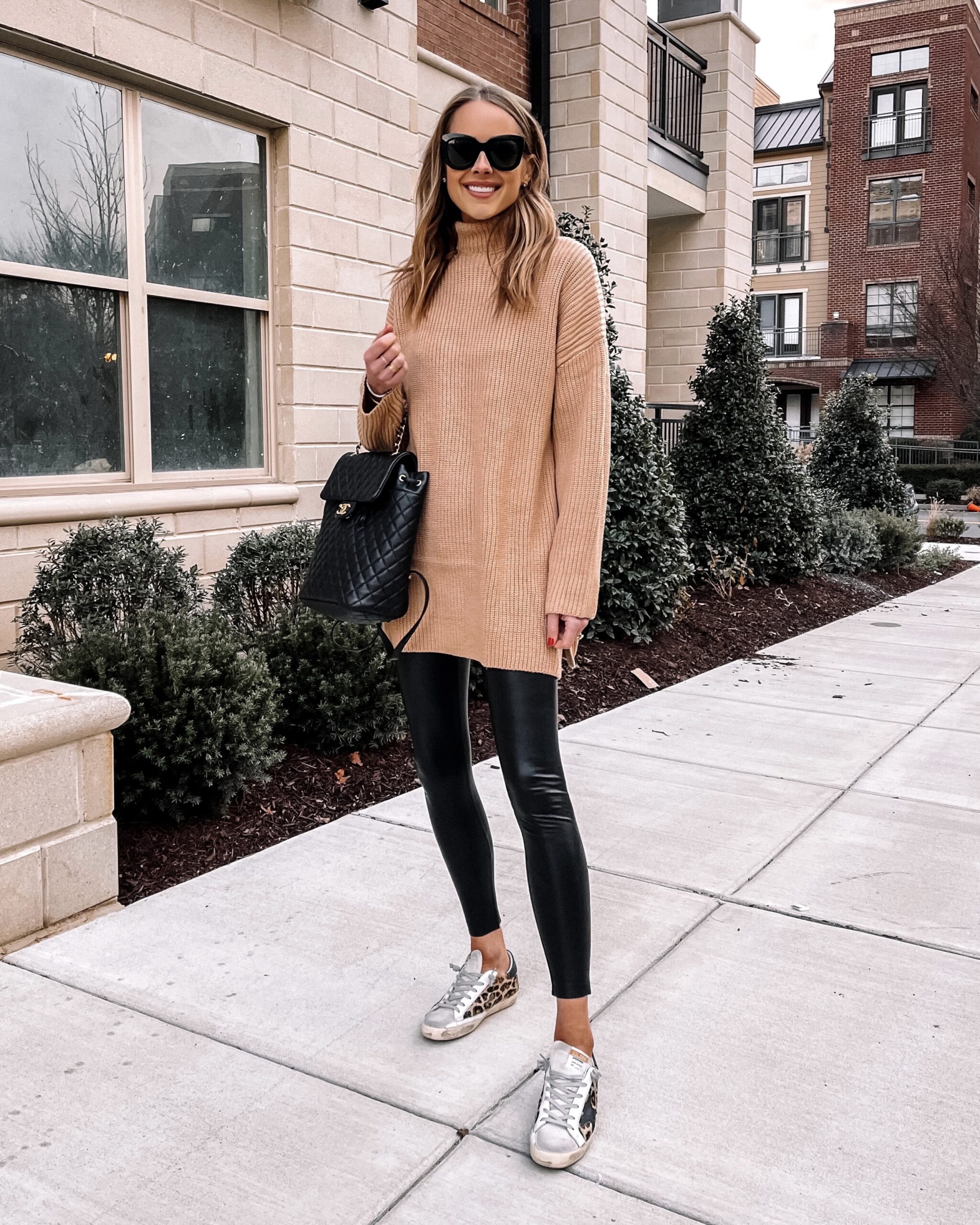 Tunic Sweater with Fitted Leggings Tunic Sweater with Fitted Leggings — Sweater Outfits