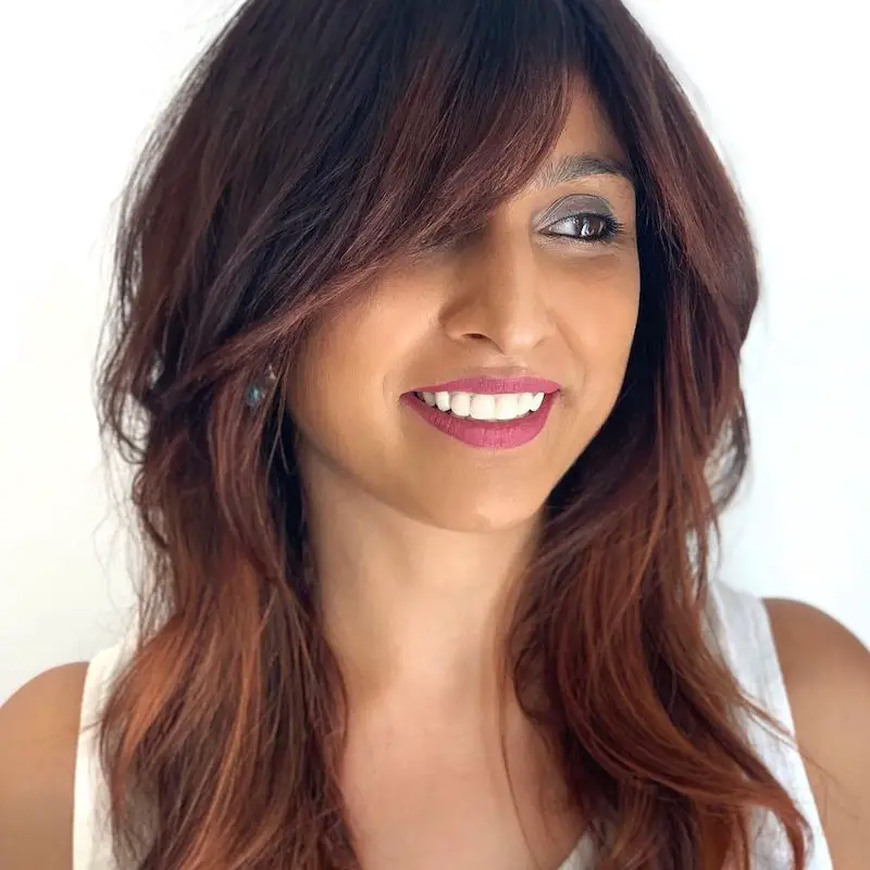 Mahogany With Lighter Ends Ombre Mahogany With Lighter Ends Ombre — Mahogany Hair Color
