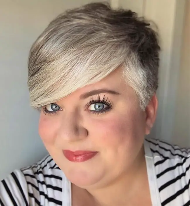 Ear Visual Idea Ear Visual Idea — Winter Haircuts for Gray Hair