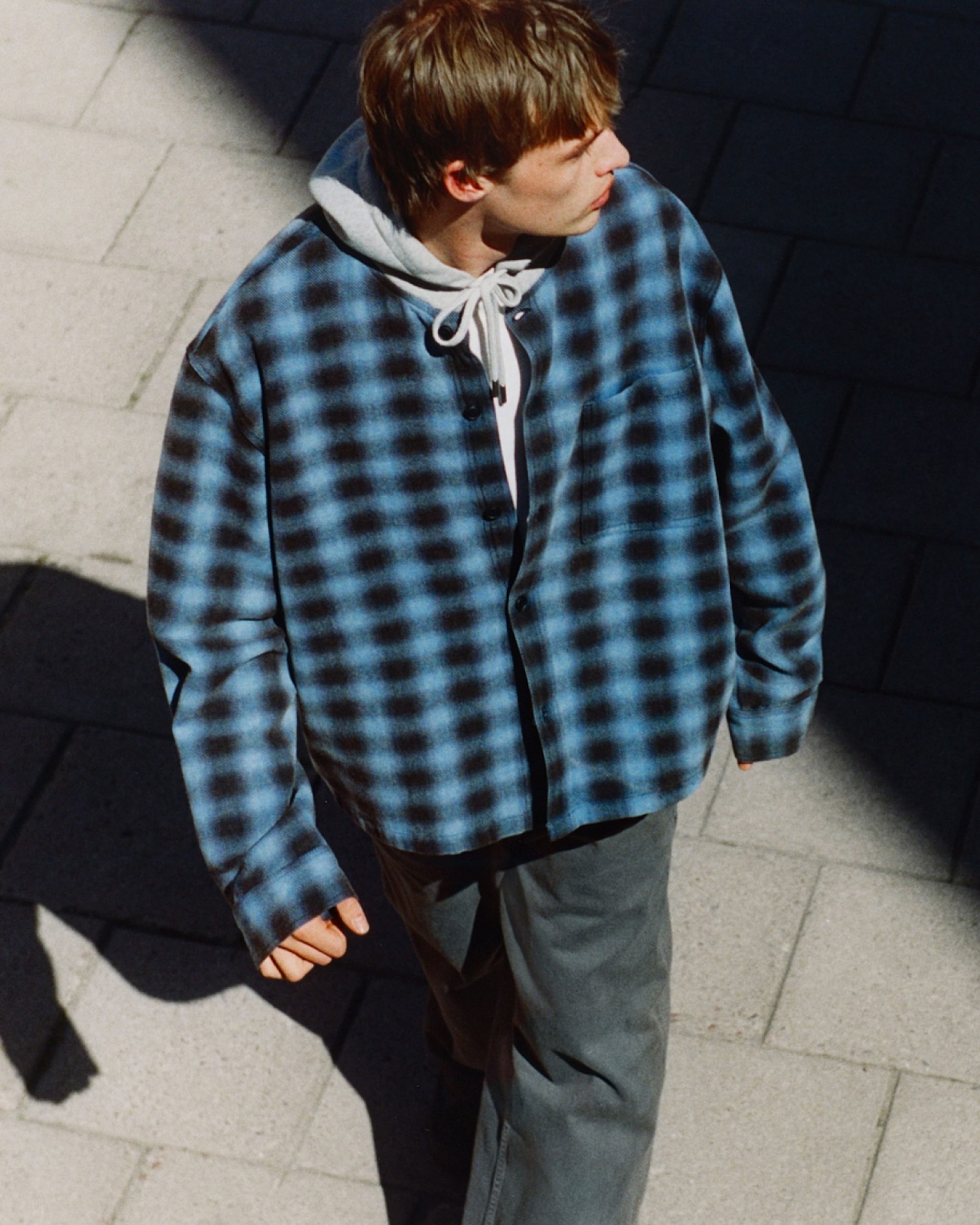 Casual Comfort: Plaid Flannel Over Hoodie Casual Comfort: Plaid Flannel Over Hoodie — Winter Outfits for Men