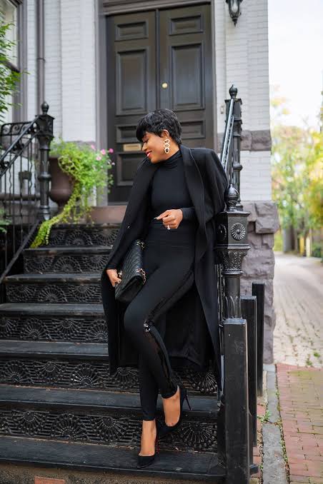 Monochromatic Black: The Ultimate Chic Going Out Uniform — Winter Going Out Outfits