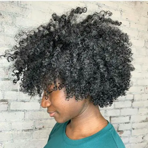 Thick Dark Brown Curly Bob — Winter Hairstyles for Curly Hair