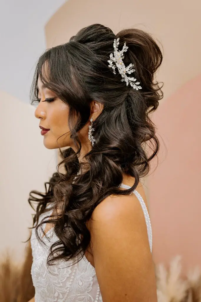 Dark Brown Twisted Curls Dark Brown Twisted Curls — Winter Half Up Half Down Hairstyles