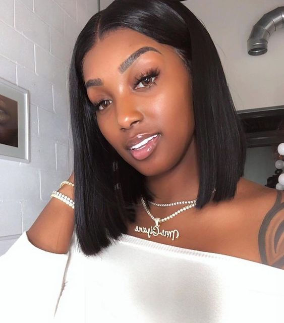 Sleek Collarbone Blunt Bob Sleek Collarbone Blunt Bob — Winter Hairstyles for Black Women